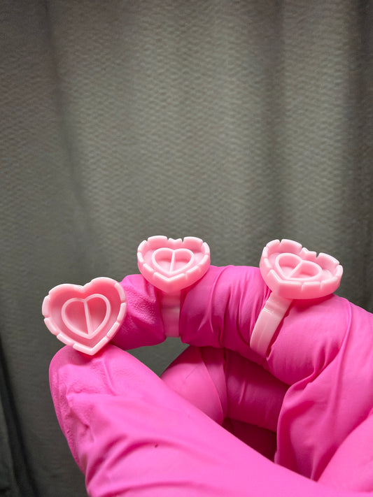 Heart Glue Rings (1 bag)